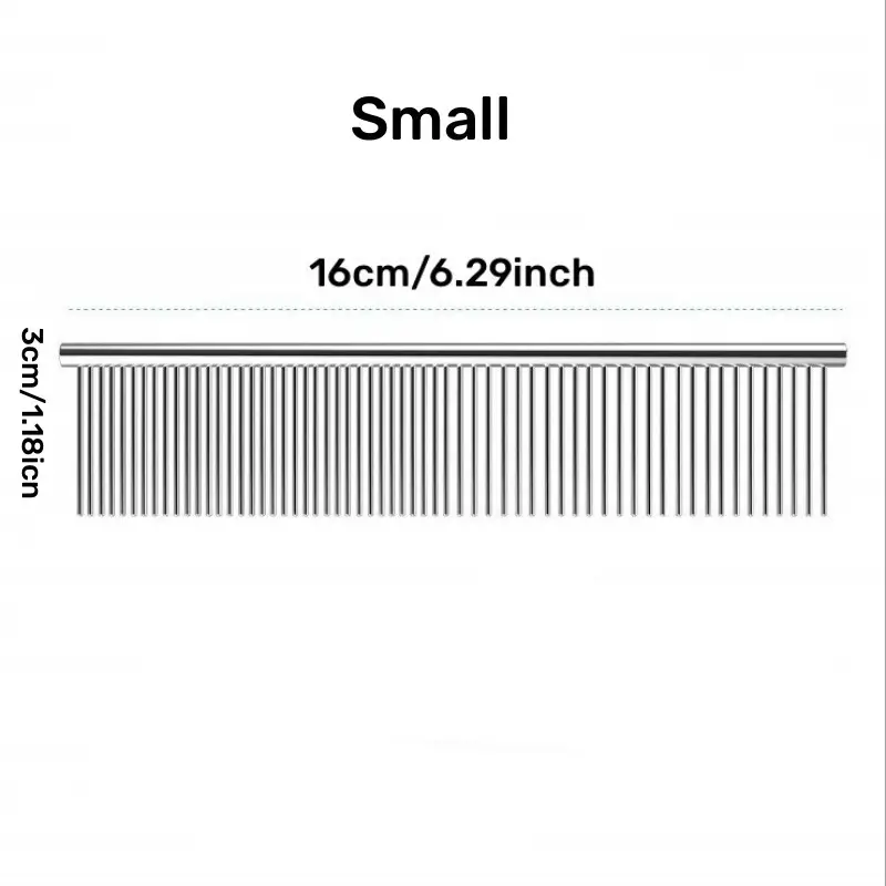 Professional Stainless Steel Dematting Combs for Long-Haired Cats & Dogs