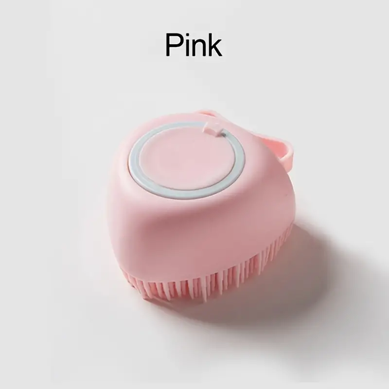 Soft Silicone Pet Brush: Massage Your Dog or Cat's Hair with Shower Gel Dispenser