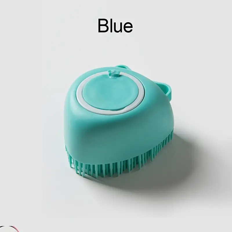Soft Silicone Pet Brush: Massage Your Dog or Cat's Hair with Shower Gel Dispenser