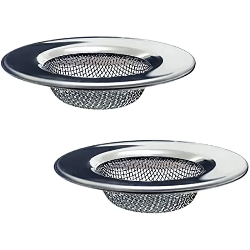 1pcs Stainless Steel Bathtub Strainers - Keep Your Bathroom Clean & Hair-Free  2pcs