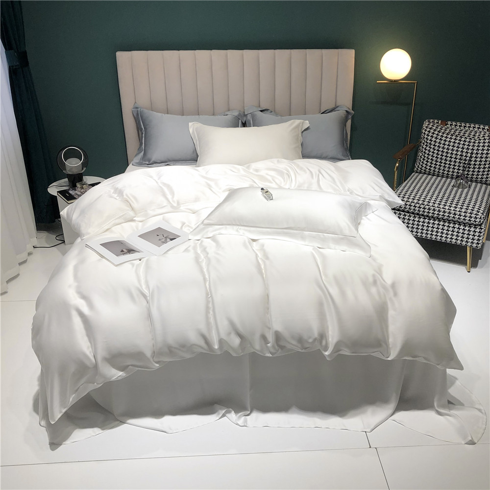 Sondeson Top Grade Bedding Set, 100% Mulberry Silk Healthy Skin-friendly Soft Anti-aging Product, Flat or Fitted