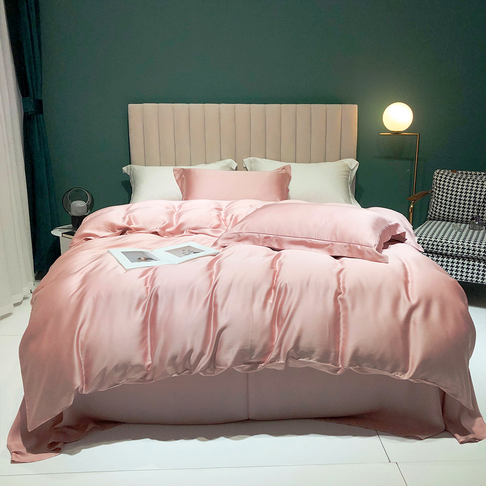 Sondeson Top Grade Bedding Set, 100% Mulberry Silk Healthy Skin-friendly Soft Anti-aging Product, Flat or Fitted
