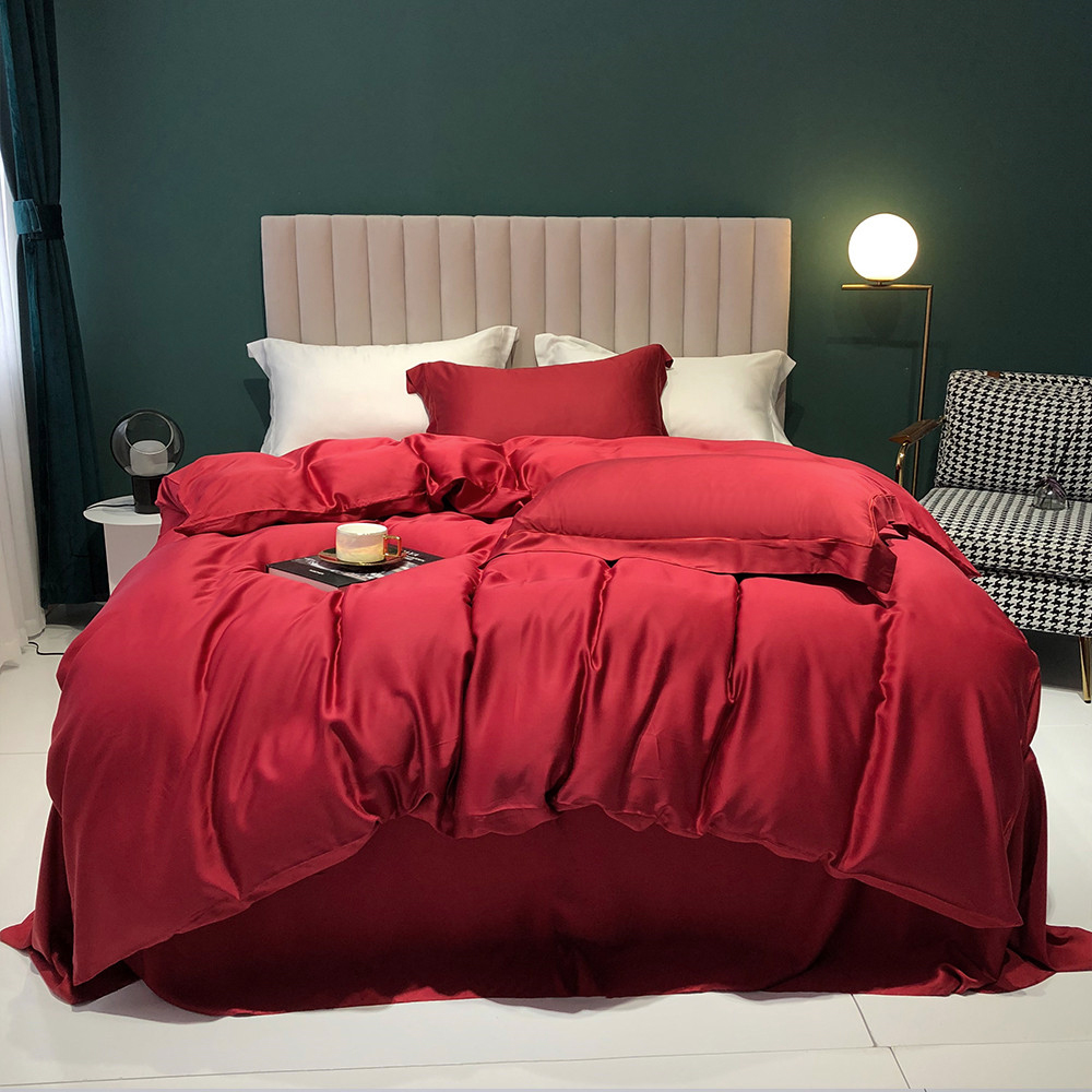Sondeson Top Grade Bedding Set, 100% Mulberry Silk Healthy Skin-friendly Soft Anti-aging Product, Flat or Fitted