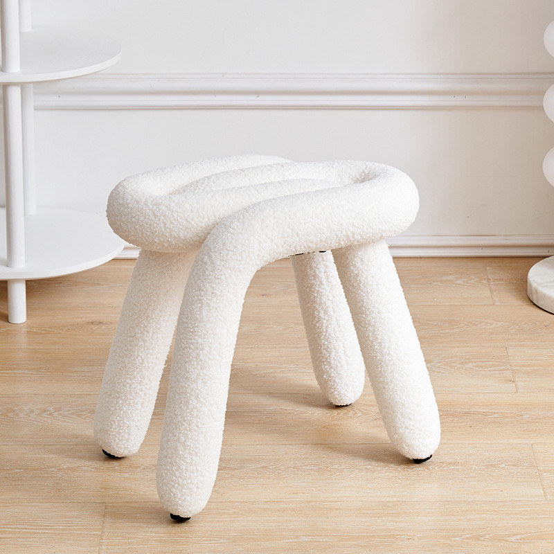 Designer Bold Paper-Clip Stool