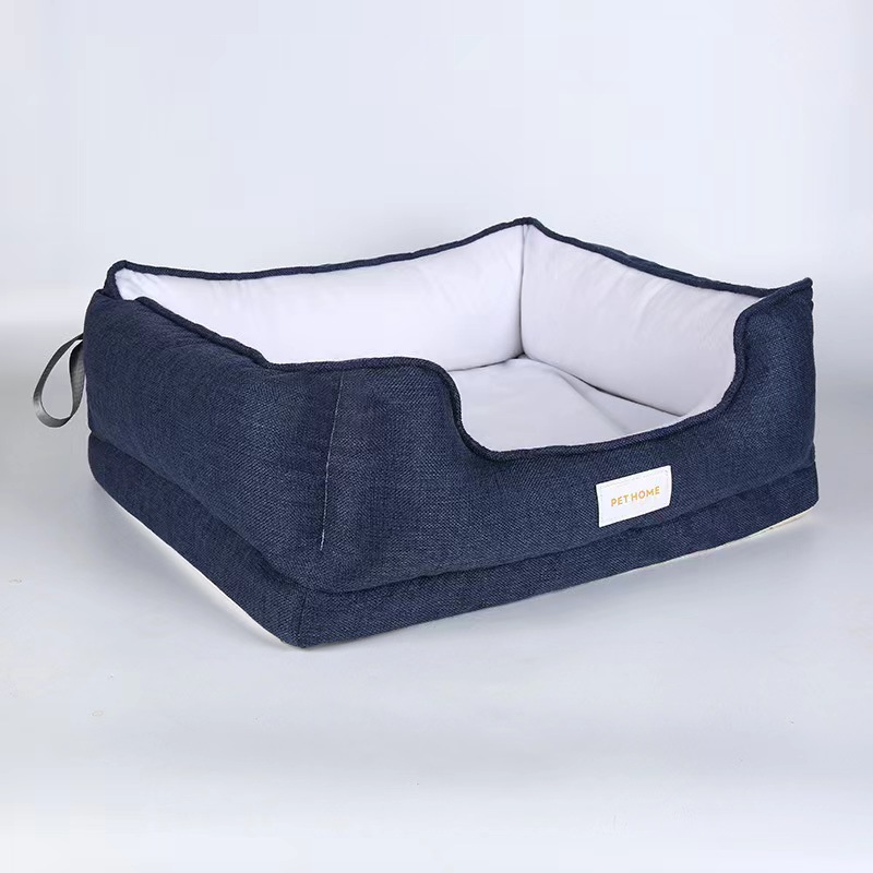Universal kennel for all seasons Detachable and washable memory foam is bite-resistant and non-sticky hair