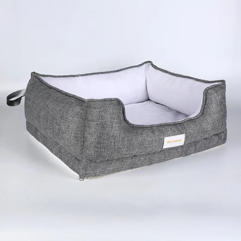 Universal kennel for all seasons Detachable and washable memory foam is bite-resistant and non-sticky hair