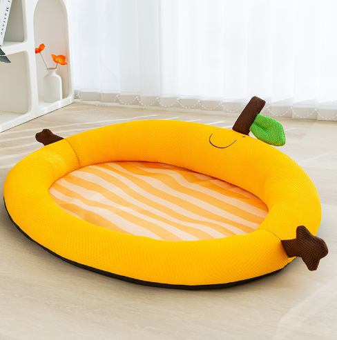 Summer fresh fruit backrest pet dog kennel four seasons cooler breathable teddy kennel spring and summer puppy dog pads