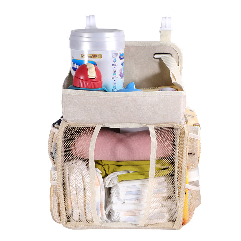 Baby Oxford Diaper Caddy Hanging Storage Bag