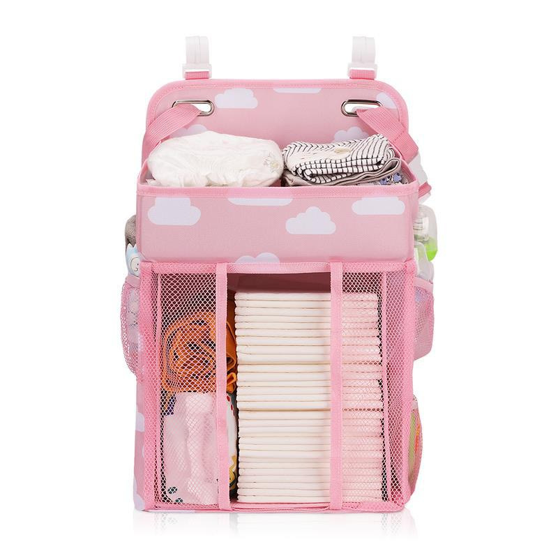 Baby Oxford Diaper Caddy Hanging Storage Bag