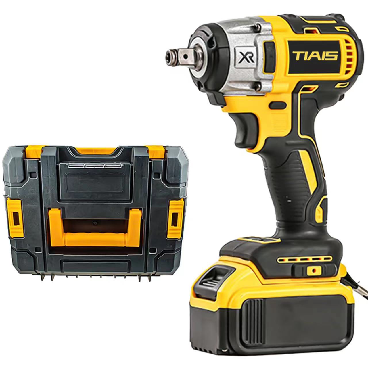 21V Cordless Brushless Impact Screwdriver with Lithium Battery - Rechargeable 2-in-1 Power Tool