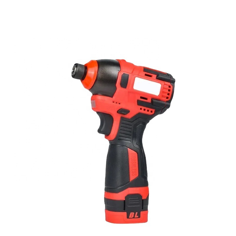 Brushless Lithium Battery Rechargeable Electric Screwdriver Include Battery & Charger & Carrying Plastic Box