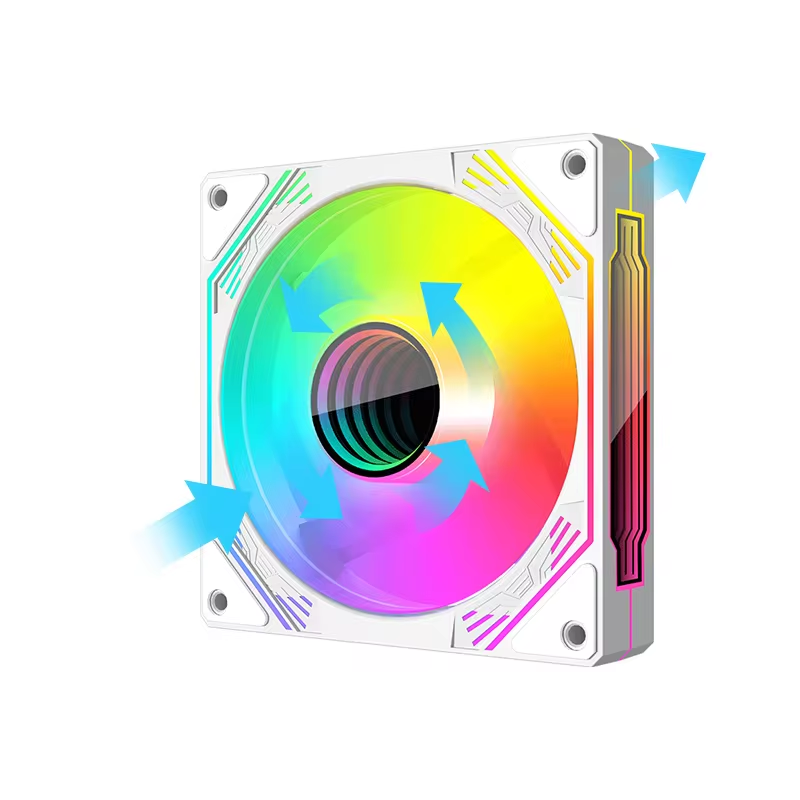 COOLMOON Infinity Mirror PWM 120MM Case Fan V12 High Quality Gaming PC ARGB Fan 5V 3PIN SYNC In Stock Computer Fan