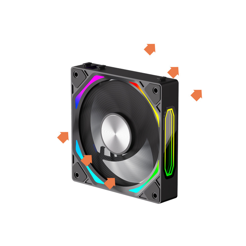 COOLMOON Gaming Computer Desktop Gaming PC Case Fan ARGB PWM 120mm Computer ARGB Fan