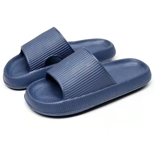 Women's Plush Platform Slippers with Anti Slip Soft Sole, Thickened Bottom, and Durable Comfort for Bathroom Use ﻿