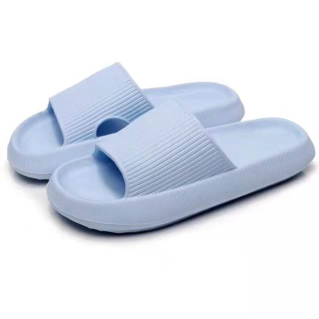 Women's Plush Platform Slippers with Anti Slip Soft Sole, Thickened Bottom, and Durable Comfort for Bathroom Use ﻿