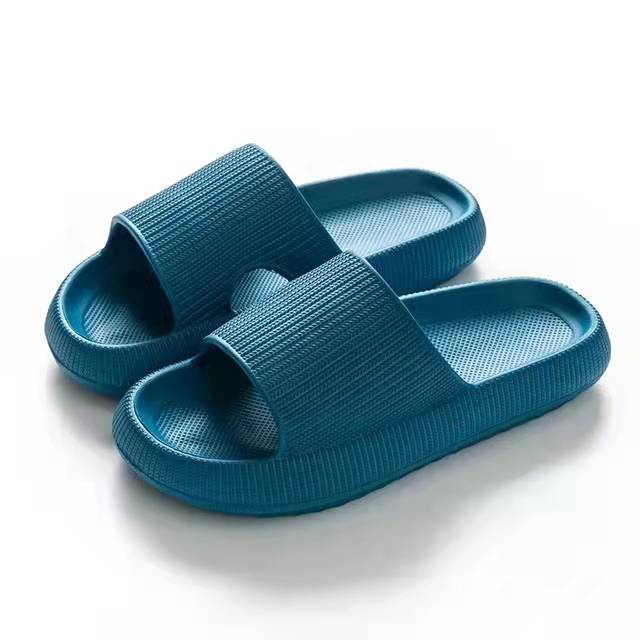 Women's Plush Platform Slippers with Anti Slip Soft Sole, Thickened Bottom, and Durable Comfort for Bathroom Use ﻿