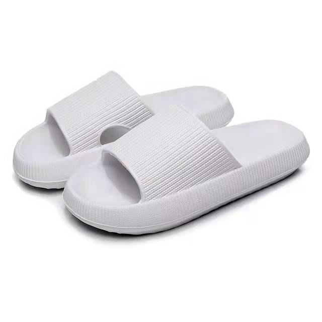 Women's Plush Platform Slippers with Anti Slip Soft Sole, Thickened Bottom, and Durable Comfort for Bathroom Use ﻿