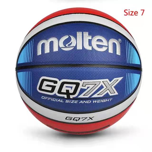 Basketball Ball, PU Material High quality Official Size 7/6/5 Basketball with free Net Bag+ Needle, for Sport