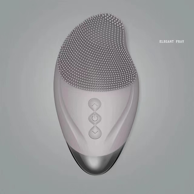 Silicone Cleansing Brush with Easy Control, Boosts Blood Circulation, 12000 RPM High Frequency Vibration