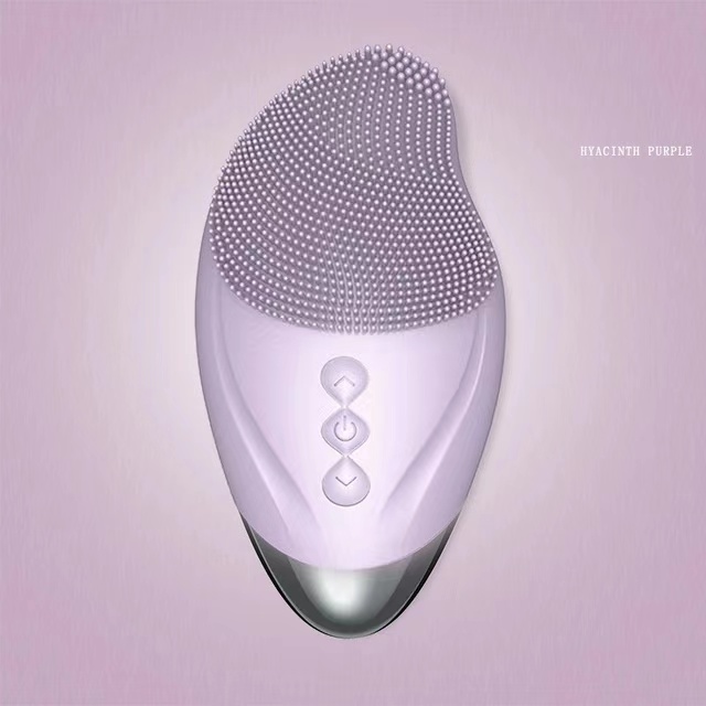 Silicone Cleansing Brush with Easy Control, Boosts Blood Circulation, 12000 RPM High Frequency Vibration