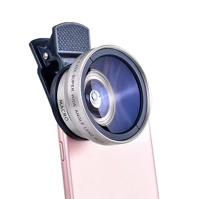 TONGDAYTECH Super Wide Angle Lens, Easy Clip-on Lens No Distortion Premium Quality Glass, for Smartphones