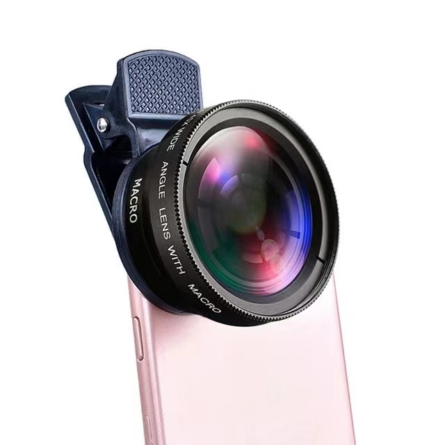 TONGDAYTECH Super Wide Angle Lens, Easy Clip-on Lens No Distortion Premium Quality Glass, for Smartphones