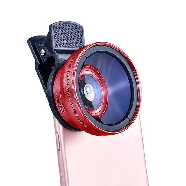 TONGDAYTECH Super Wide Angle Lens, Easy Clip-on Lens No Distortion Premium Quality Glass, for Smartphones