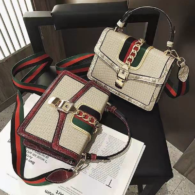 Small Crocodile Print Flap Bags, Leather 22*8*16cm/8.7*3.1*6.3in Luxury Big Capacity Strong Ware Print Flap, For Women