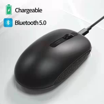 High Capacity Wireless Ergonomic Gaming Mouse with RGB LED Backlight, Silent Clicks