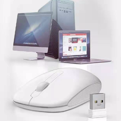 High Capacity Wireless Ergonomic Gaming Mouse with RGB LED Backlight, Silent Clicks