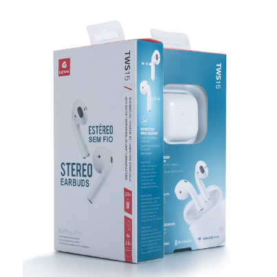 Wireless Charging Box Earphone, Waterproof Lossless Sound Quality Stable Connection Less Transmission Delay, for Gaming