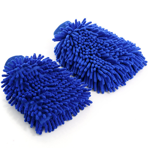 Car Wash Mitt 2 Pack Car Wash Glove Microfiber Chenille Clean Tools Kits Premium Chenille Microfiber Cleaning Mitts