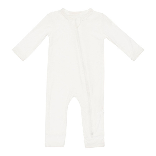 2023 Baby Romper Bamboo Fiber Baby Boy Girl Clothes Newborn Zipper Jumpsuit Solid Long-Sleeve Baby Clothing 0-24M