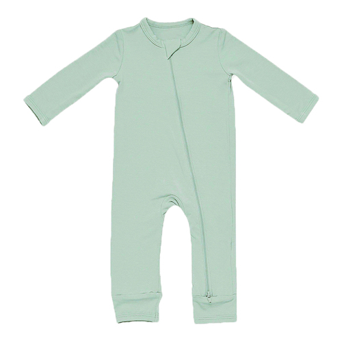 2023 Baby Romper Bamboo Fiber Baby Boy Girl Clothes Newborn Zipper Jumpsuit Solid Long-Sleeve Baby Clothing 0-24M