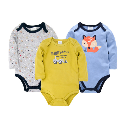 2022 New Baby Clothes Cotton Romper Set Long Sleeve Unisex Girl Boy Jumpsuit Boutique Toddler Newborn Babi Romper