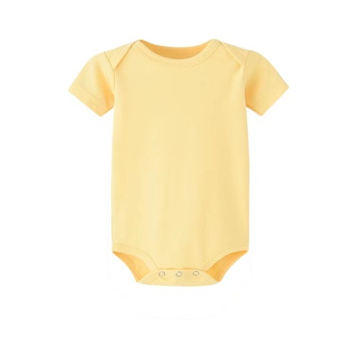 Short sleeve summer 100% cotton knit baby bodysuits clothes newborn jumpsuit baby boys'rompers(old)