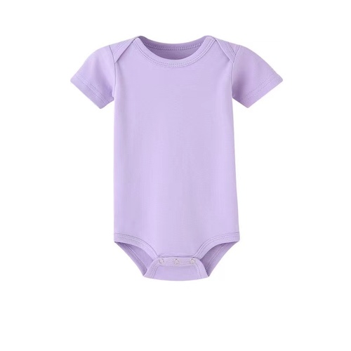 Short sleeve summer 100% cotton knit baby bodysuits clothes newborn jumpsuit baby boys'rompers(old)