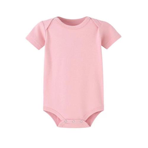 Short sleeve summer 100% cotton knit baby bodysuits clothes newborn jumpsuit baby boys'rompers(old)