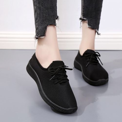 Women Shoes Casual Shoes Running Sneakers New Arrivals Affordable Fashion Women's Blacksapatos femininos