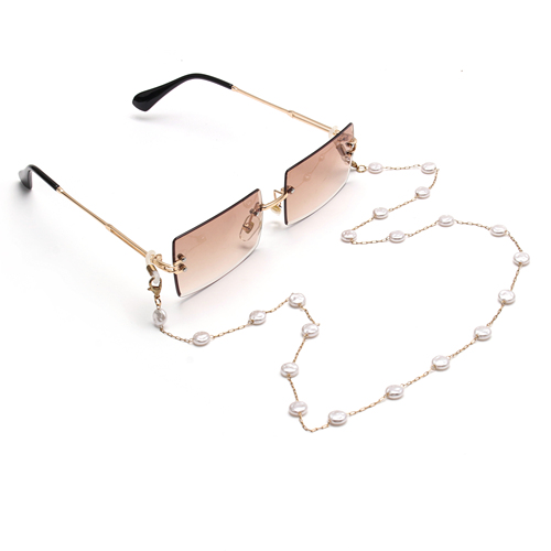 New Trendy Style Small Square Rectangle Rimless Women Men Sunglasses Sun Glasses Shades designer sunglasses