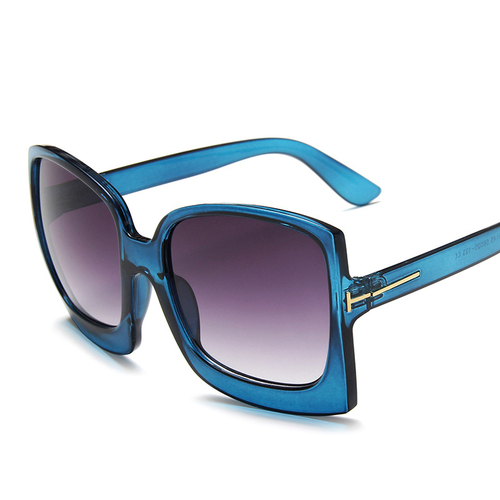 Luxury Over Size Female Shades Sunglasses Womens PC Big Frame Sun Glasses Popular Leopard Square Sunglasses UV400