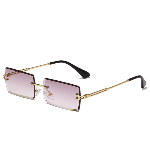 NWOGLSS 31274 Fashion Women Square Rimless Sunglasses 2022