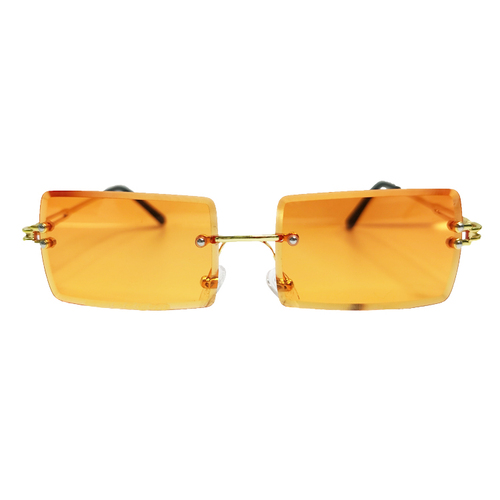 NWOGLSS 31274 Fashion Women Square Rimless Sunglasses 2022