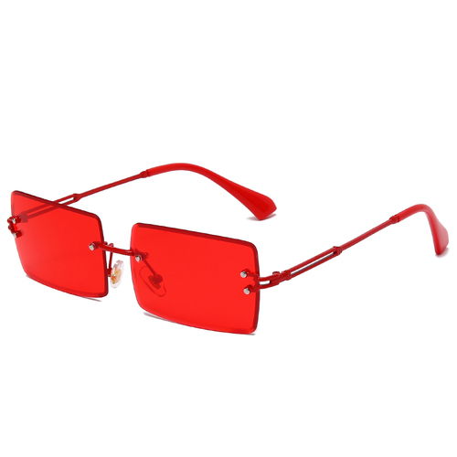 NWOGLSS 31274 Fashion Women Square Rimless Sunglasses 2022