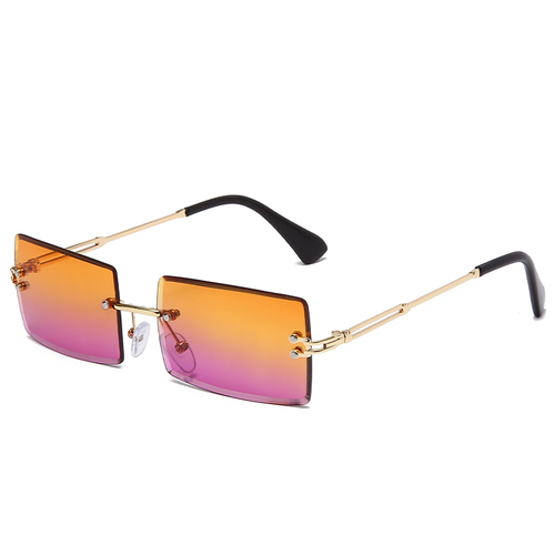 NWOGLSS 31274 Fashion Women Square Rimless Sunglasses 2022