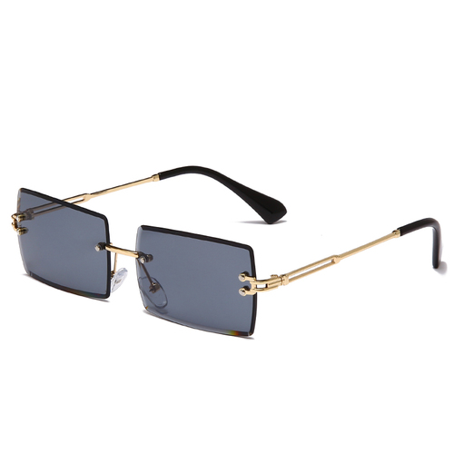 NWOGLSS 31274 Fashion Women Square Rimless Sunglasses 2022