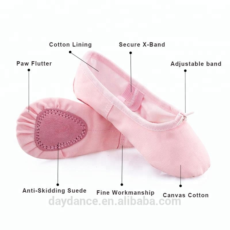 Canvas Split Sole Dance Shoes Women Ballet Shoes