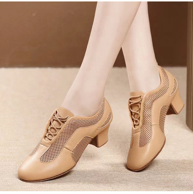Heel 3.5CM Canvas Teacher Dance Shoes Practice Dance Shoes