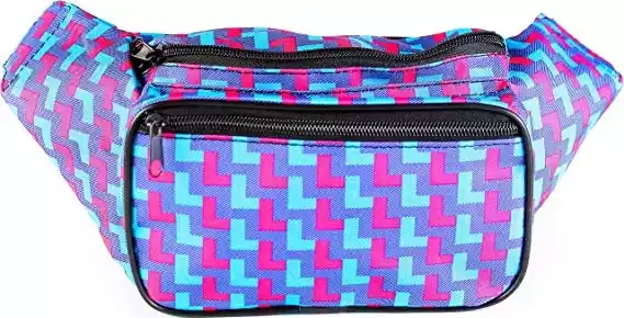  print outdoor designer fanny waist pack personalized high quality sublimation printing girls waist belt bag for w