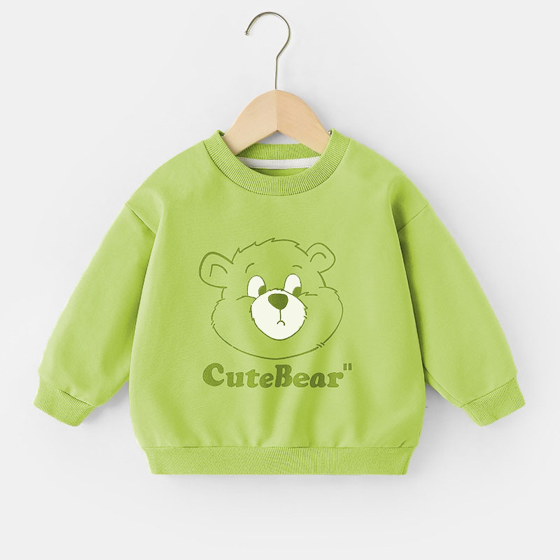 Boy Cartoon Hoodie Autumn Spring And New Clothing Children Baby In The Baby Top Autumn Thin Fashion